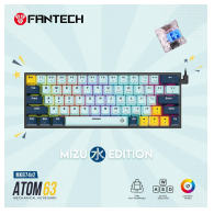 Tastatura Mehanicka Gaming Fantech MK874 RGB Atom 63 SkyBlue (blue switch)