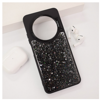 Maska Crystal Dots za Xiaomi Redmi 14C crna