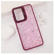 Maska Crystal Dots za Samsung A16 5G/ A166B bordo