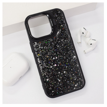 Maska Crystal Dots za iPhone 16 crna