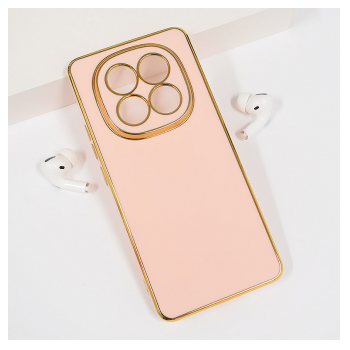 Maska Fresh Electroplated za Xiaomi Redmi Note 14 Pro Plus 5G pink