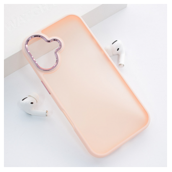 Maska Candy Shield za iPhone 16 Plus pink