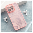 Maska Glitter Feather za iPhone 16 Pro Max roze