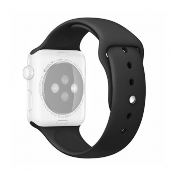 Narukvica Moye za Apple Watch Silicone Strap 44/ 45/ 49 mm black