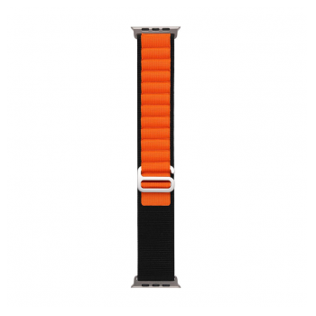 Narukvica Moye za Apple Watch Alpine Loop Strap 44/ 45/ 49 mm black with orange