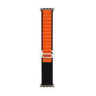 Narukvica Moye za Apple Watch Alpine Loop Strap 44/ 45/ 49 mm black with orange