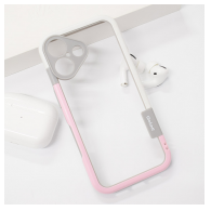 Maska Wolmtt bumper za iPhone 16 pink