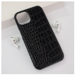 Maska Croco Leather za iPhone 13 crna