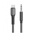 Adapter Aspor A233 3,5mm na Type-C crni