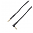 Aux Kabel Aspor A231 3,5mm 90 degrees 1m crni