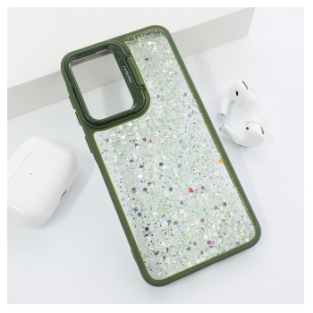 Maska Crystal Dots za Samsung A56/ A566B zelena