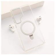 Maska Berlia Clear Bracket Magnetic S25 Ultra/ S938B srebrna