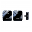 Bezicni mikrofon Lavalier REMAX K12 2u1 za mobilni telefon Type-C crni