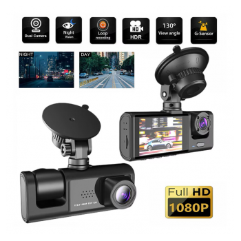 Kamera za auto H85 (Super HD 1296P) crna