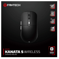 Mis Wireless Gaming Fantech WG9S Kanata S crni