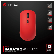 Mis Wireless Gaming Fantech WG9S Kanata S crveni