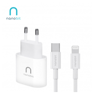 Kucni punjac Nanobit NB101 20W+ kabel NB201 1m 20W
