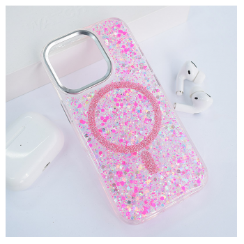 Maska Mag Case Glue za iPhone 16 Pro Max pink