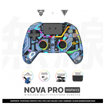 Joypad wireless Fantech WGP14V2 NOVA PRO multiplatform plavi