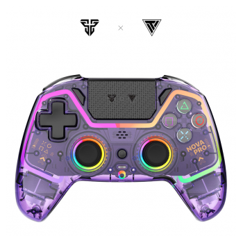 Joypad wireless Fantech WGP14V2 NOVA PRO multiplatform RGB CLEAR ljubicasti