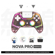 Joypad wireless Fantech WGP14V2 NOVA PRO multiplatform RGB CLEAR sakura