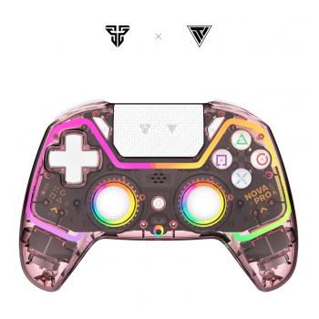 Joypad wireless Fantech WGP14V2 NOVA PRO multiplatform RGB CLEAR sakura