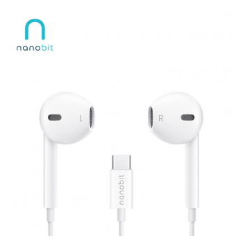 Slusalice NanoBeats NB302 Type-C bele