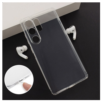 Maska Skin Silikon with pluggy za Samsung S25 Ultra/ S938B transparent