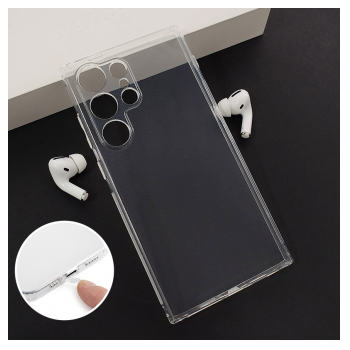 Maska Skin Silikon with pluggy za Samsung S24 Ultra/ S928B transparent