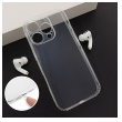 Maska Skin Silikon with pluggy za iPhone 16 Pro Max transparent