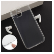 Maska Skin Silikon with pluggy za iPhone 15 transparent