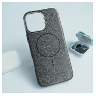 Maska Mag Case Fashion Glitter za iPhone 16 Pro crna