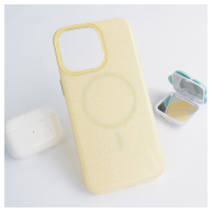 Maska Mag Case Fashion Glitter za iPhone 15 Pro zuta