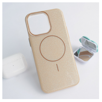 Maska Mag Case Fashion Glitter za iPhone 15 Pro Max zlatna
