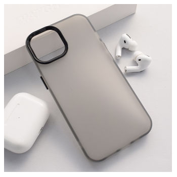 Maska Electro Glow Frame za iPhone 13 crna