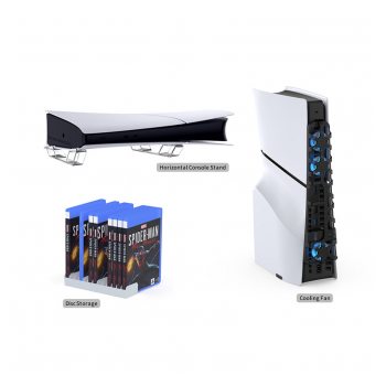 Cooler DOBE 3-in-1 PS5 Slim Kit – TP5-35129