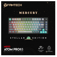 Tastatura mehanicka Gaming Fantech MK913 RGB Atom PRO83 Wireless Mercury (RED switch)