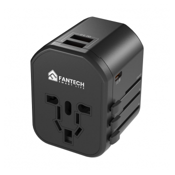 Univerzalni Multi Adapter Fantech TAC1 Power Cube 20W PD QC 3.0 20W crni