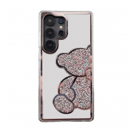Maska Teddy Bear za Samsung S25 Ultra/ S938B roze