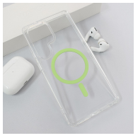 Maska Mag Case Crystal Clear S25 Ultra/ S938B zelena
