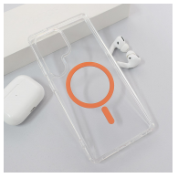 Maska Mag Case Crystal Clear S25 Ultra/ S938B narandzasta