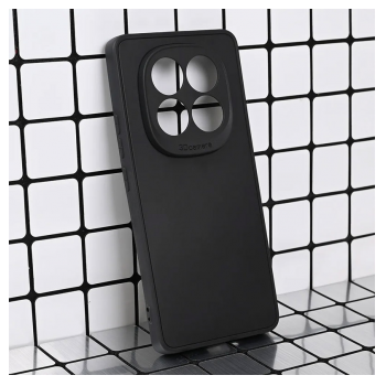 Maska 3D Camera za Xiaomi Redmi Note 14 Pro Plus crna