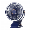 Mini led ventilator sa zakackom 2000 mAh plavi