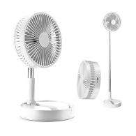 Ventilator sa podesivom visinom i daljinskim upravljacem beli