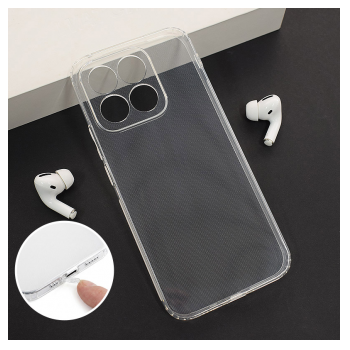 Maska Skin Silikon with pluggy za Honor X8c transparent