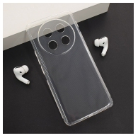 Maska Skin Silikon with pluggy za Honor Magic 7 Lite X9c 5G transparent