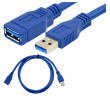 Kabel Sotako USB 3.0 A na A 1.5m plavi