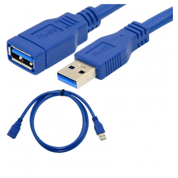 Kabel Sotako USB 3.0 A na A 1.5m plavi