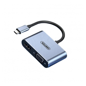 Adapter Sotako Type-C na VGA(1080p) + HDMI(4K 30Hz)