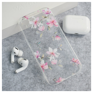 Maska Nanobit Print za iPhone 16e Pink Mangolia Flowers